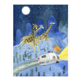Giraffes In Moonlight  (Print Only) thumbnail
