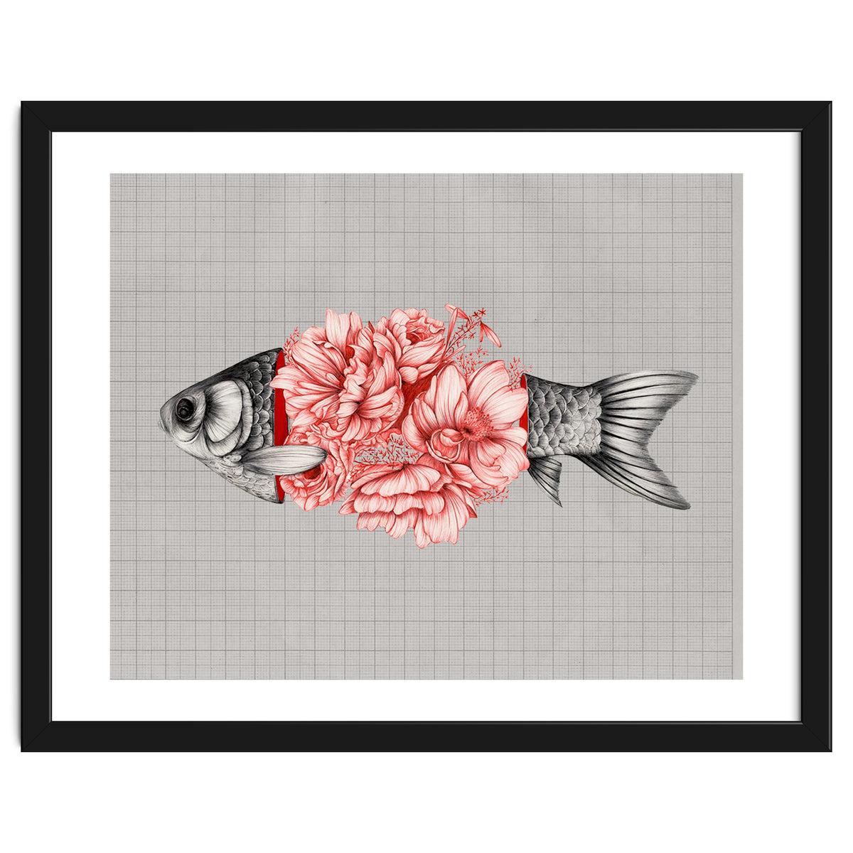 Vintage Tropical Aquarium Fish