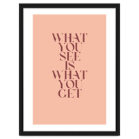 WHAT YOU SEE - Color