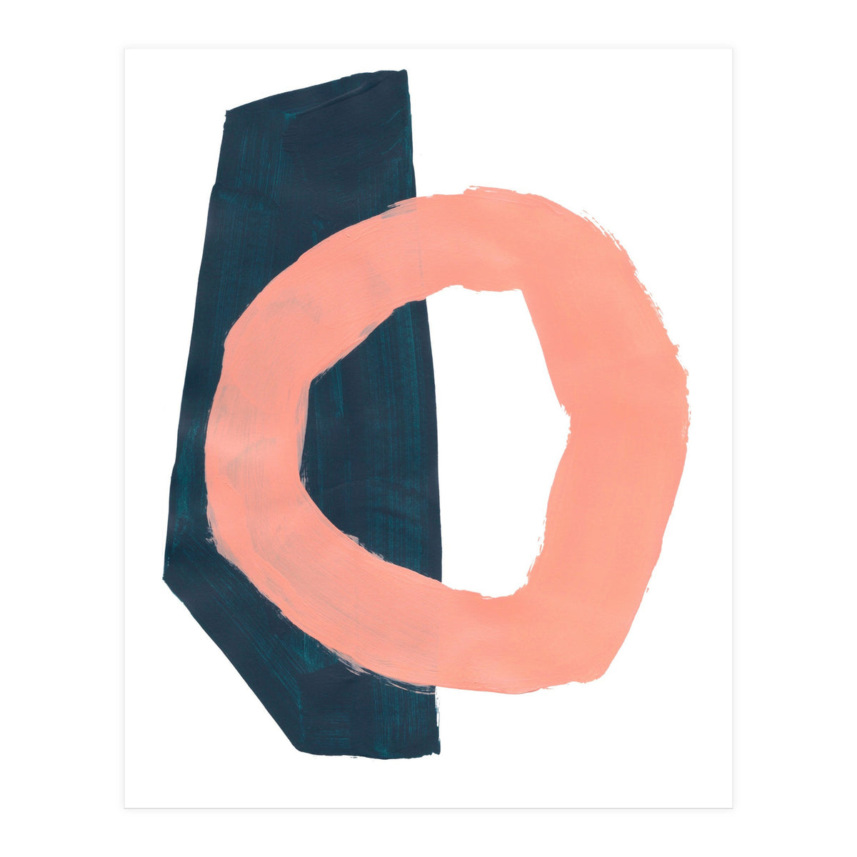 Teal Pillar Salmon Ring  (Print Only)