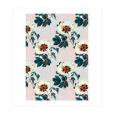 Flowery blooming with geometric (Print Only) thumbnail