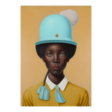Girl in Hat Portrait Painting (Print Only) thumbnail