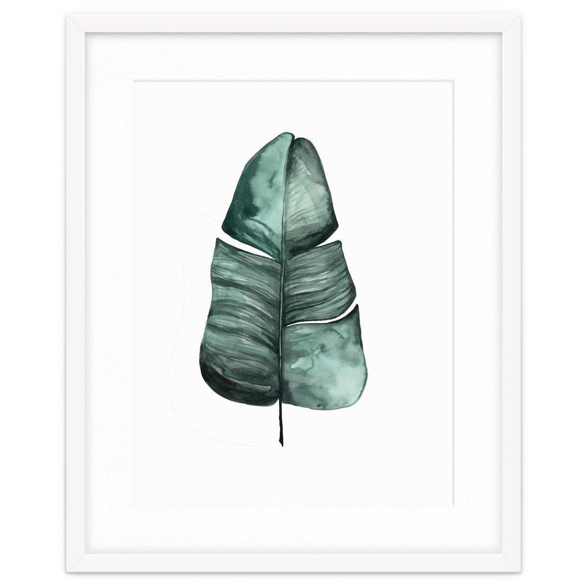 Botanical Illustration Banana Leaf
