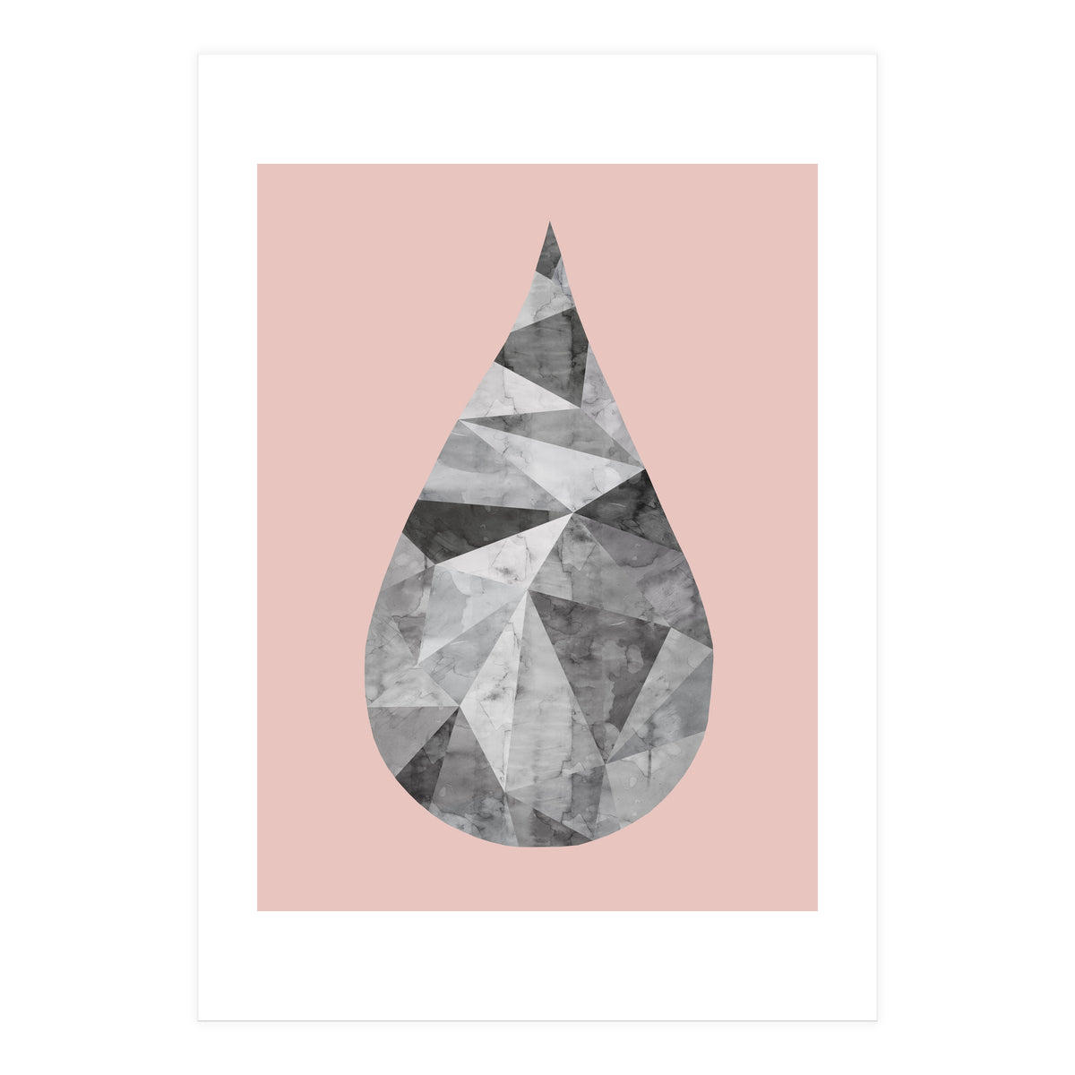 Geometric Rock V (Print Only)