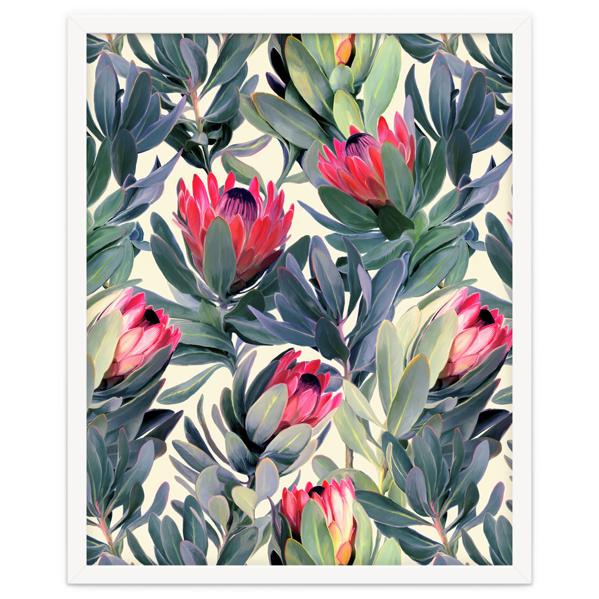 Painted Protea Pattern