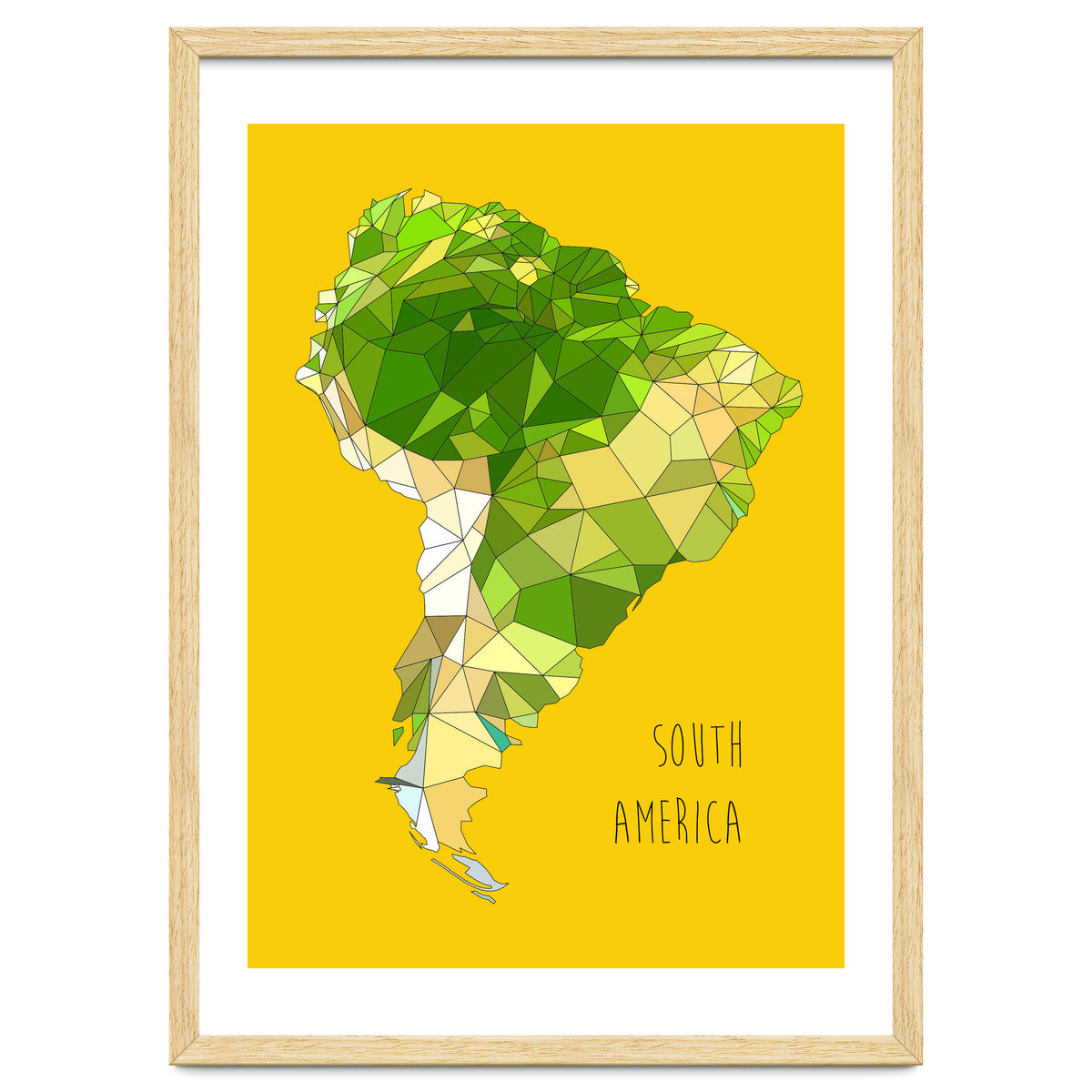 SOUTH AMERICA – Yellow