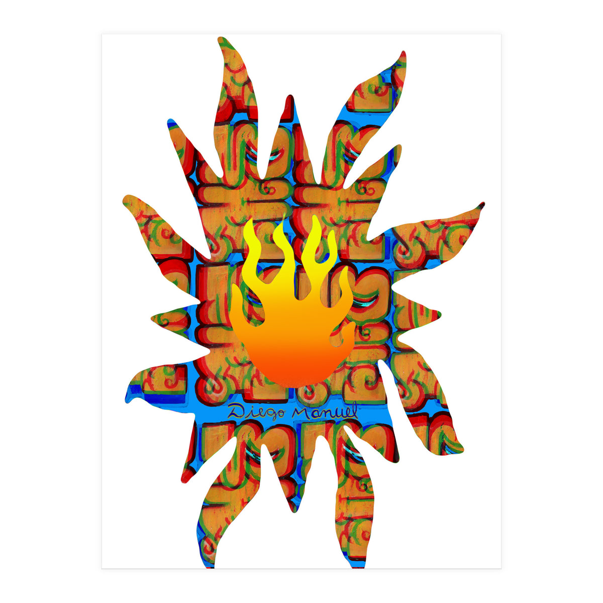 Fuego 21 Copia (Print Only)