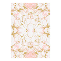 Pink mosaic marble 01 (Print Only)