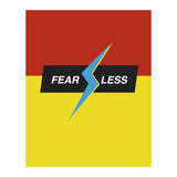 Modern Geometric Minimalist Typography Fear Less (Print Only) thumbnail