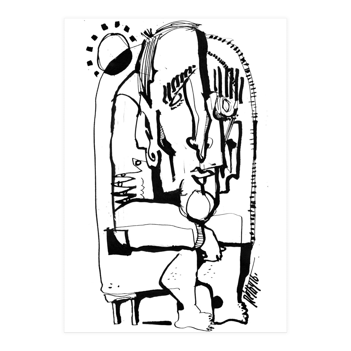 Freezing in Sunlight - b&w (Print Only)