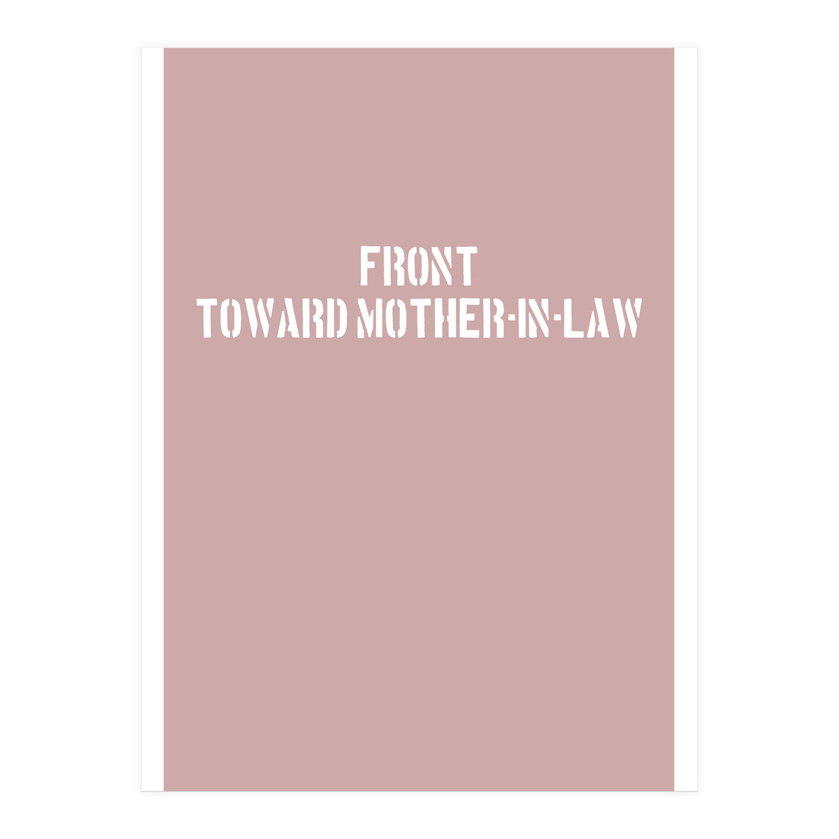 TOWARD MOTHER-IN-LAW (Print Only)