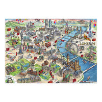 London Map Illustration (Print Only)