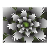 Seamless Green 3D Floral (Print Only) thumbnail
