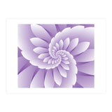Abstract Purple Floral  (Print Only) thumbnail