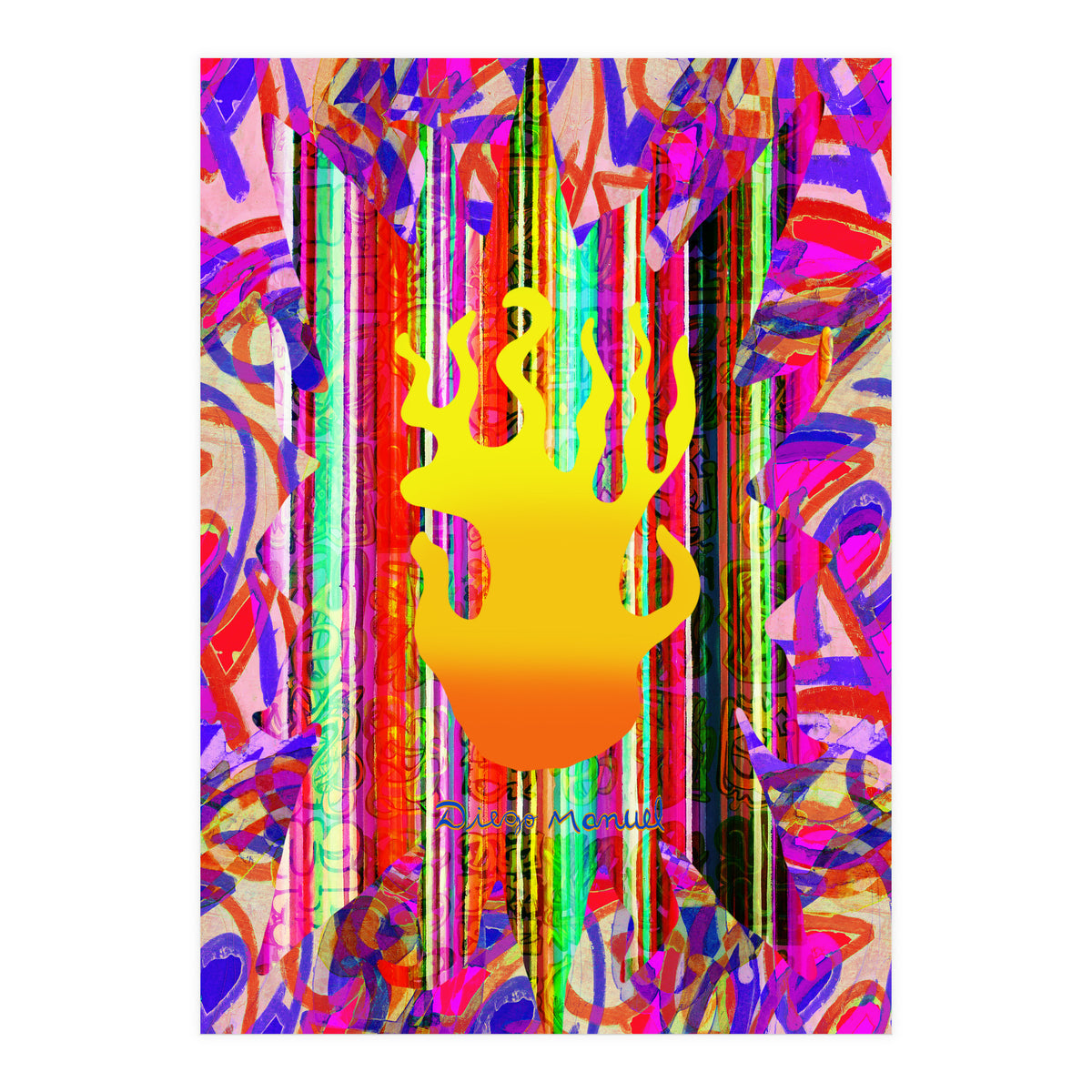 Fuego Y Graffiti 33 (Print Only)