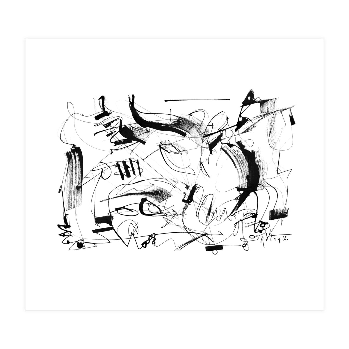 Crushed by a Bull - b&w (Print Only)
