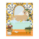 Ram Bathing in Moroccan Style Bathroom (Print Only) thumbnail