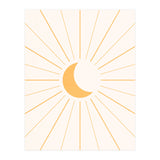 MOON IN LINES - GOLD (Print Only) thumbnail