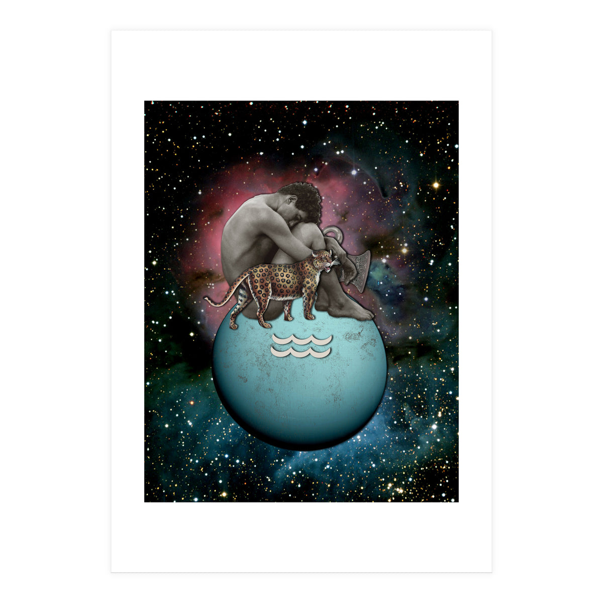 Aquarius  Zodiac Sign (Print Only)