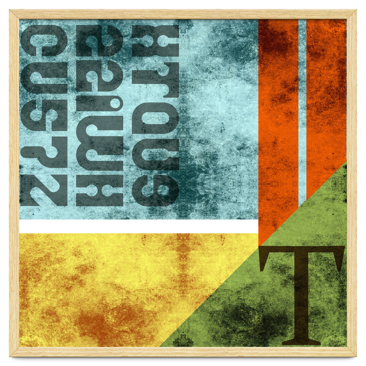 Abstract Industrial Rgby