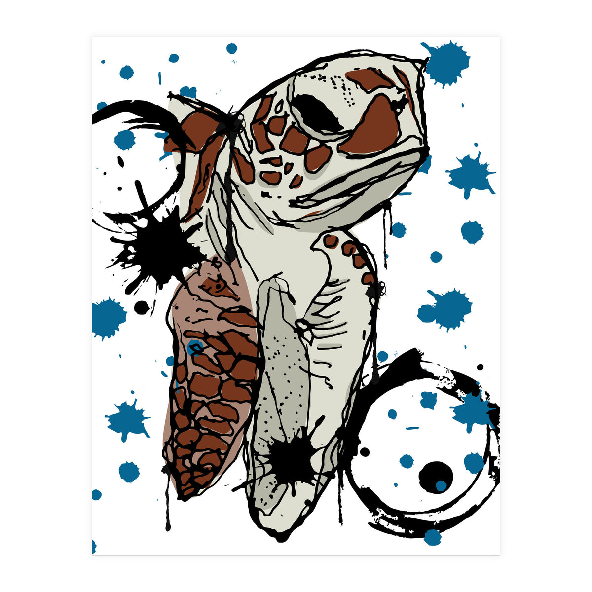 Sea Turtle Sketch (Print Only)