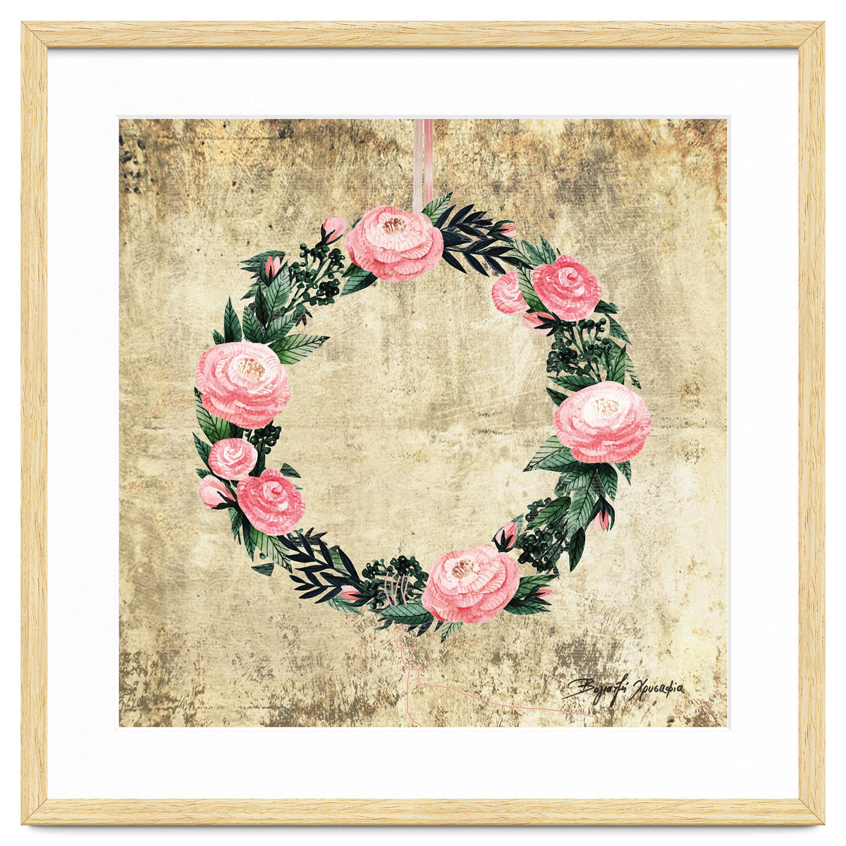 Wreath #Rose Flowers #Royal collection