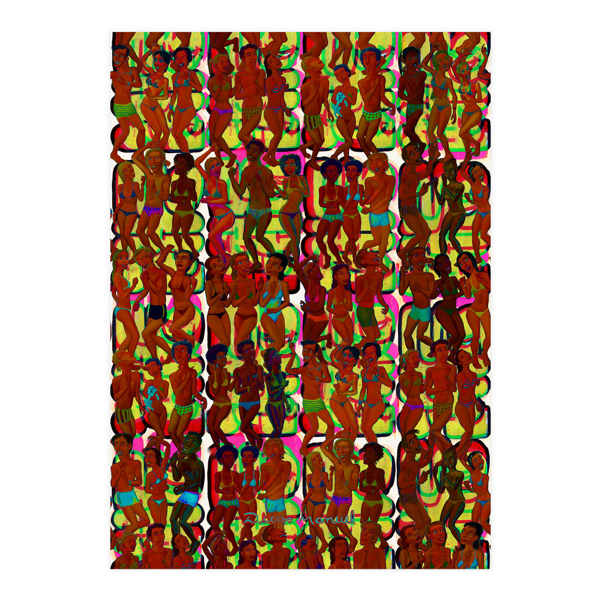 Fiesta En La Playa 8 (Print Only)