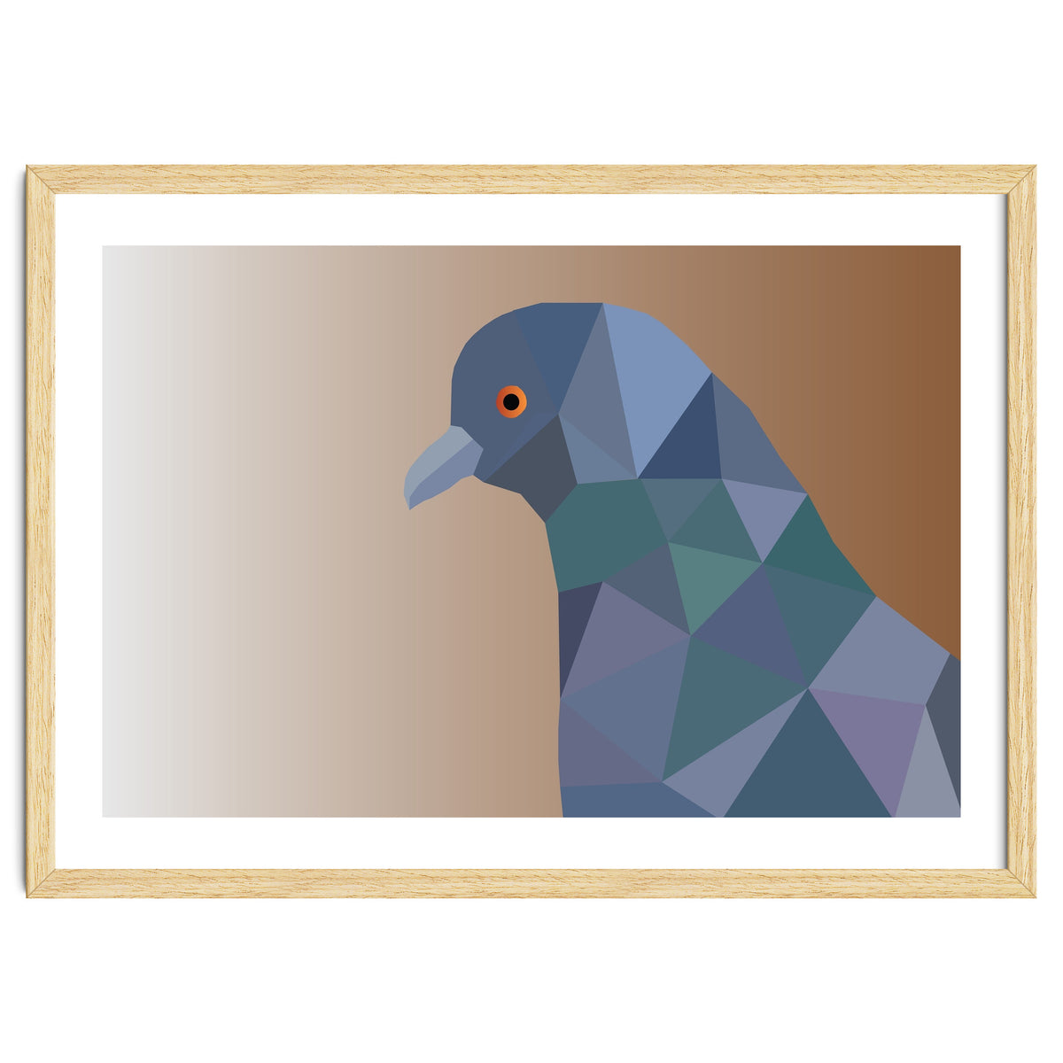 Pigeon Low Poly Art