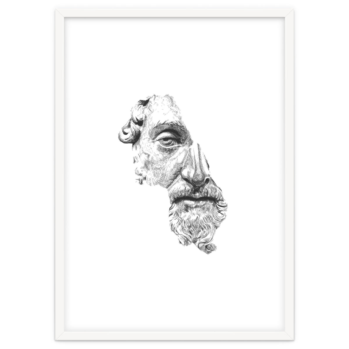MARCUS AURELIUS ANTONINUS AUGUSTUS / black and white