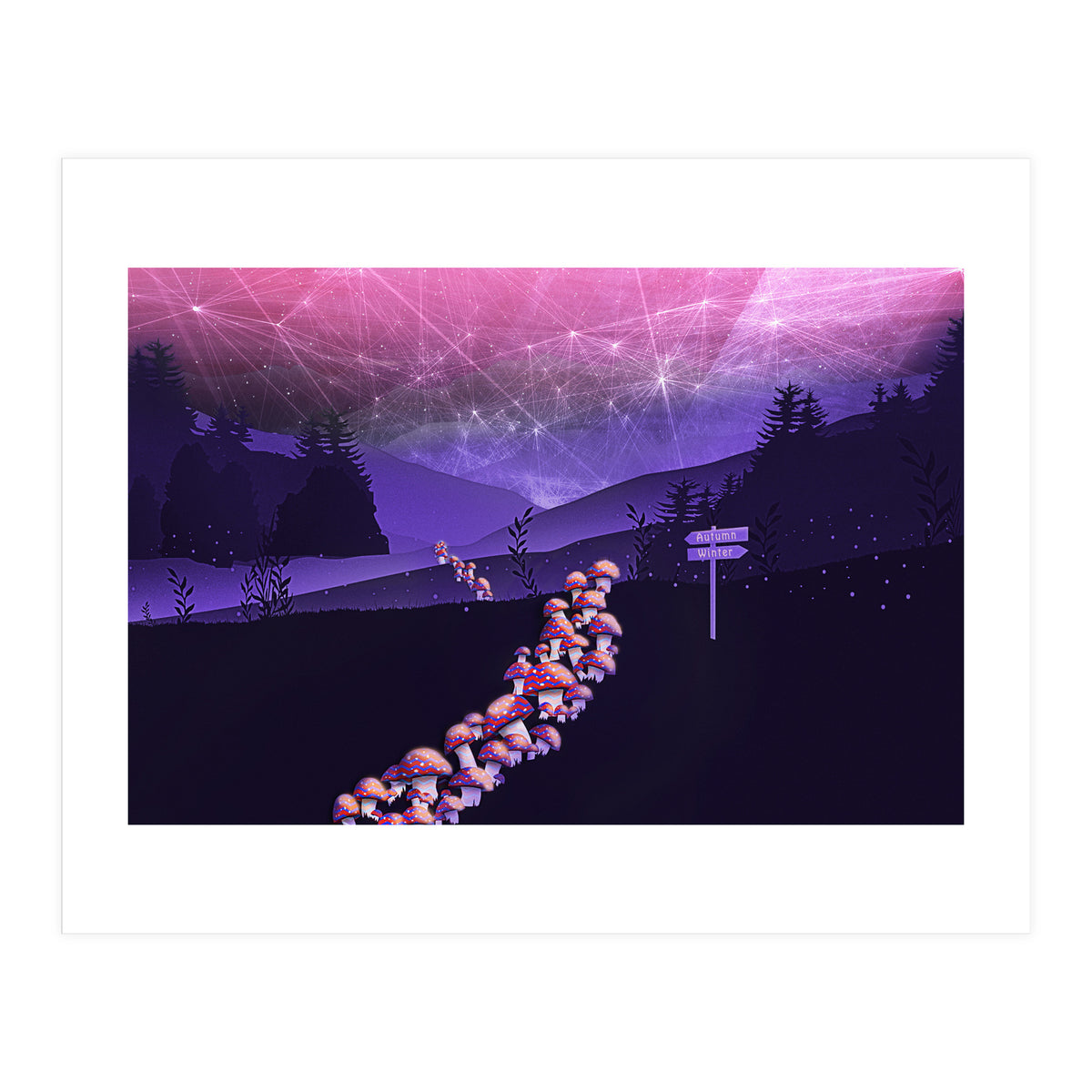 Mushroom Wanderlust (Print Only)