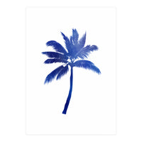 Blue Palm Tree (Print Only)