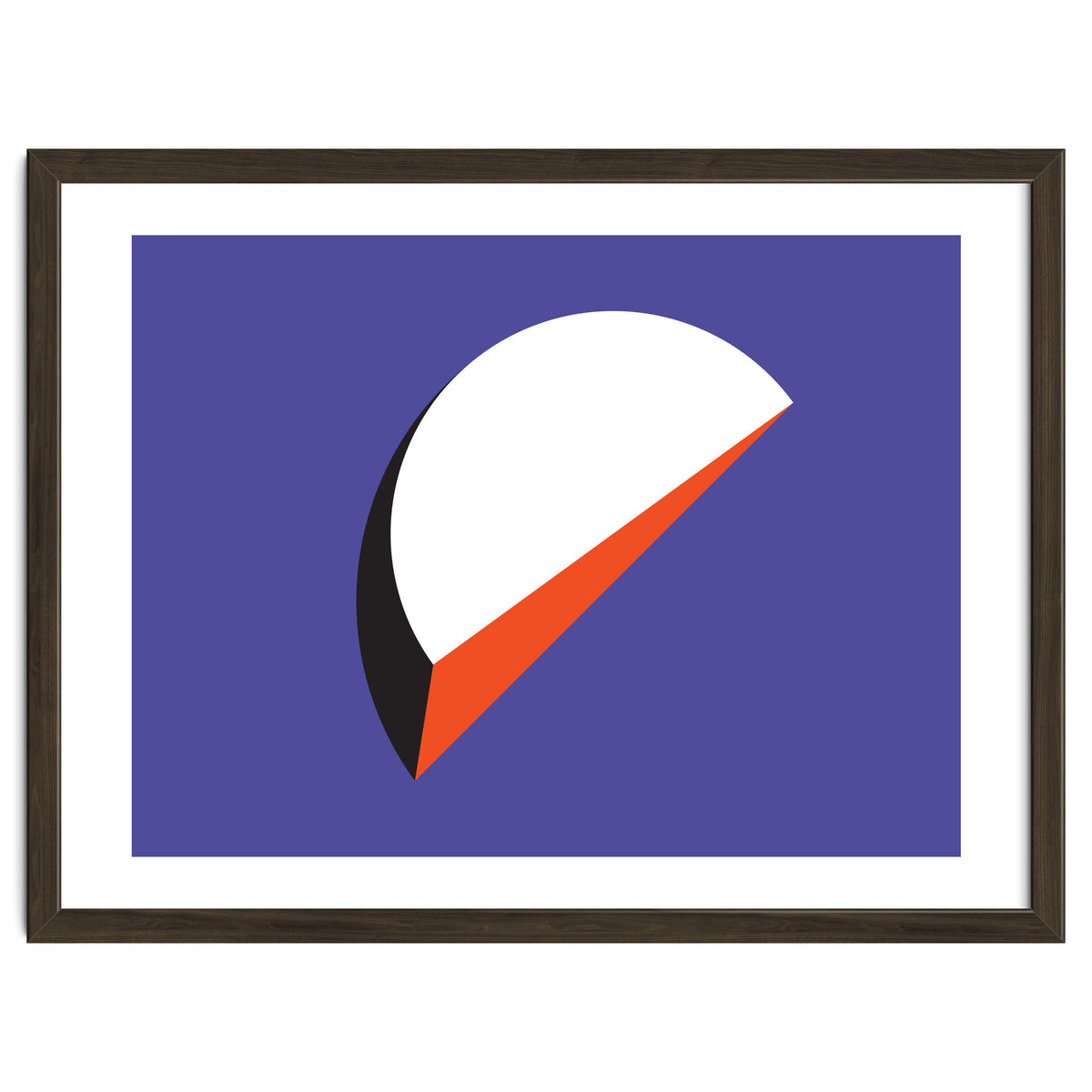 Geometric Shapes No. 37 - orange & purple