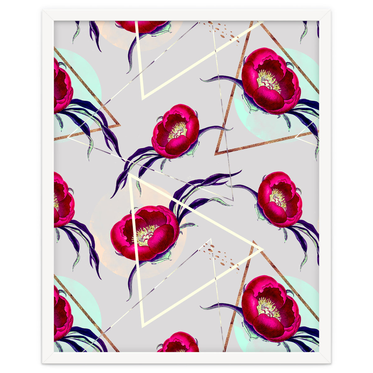 Flowery blooming with geometric II