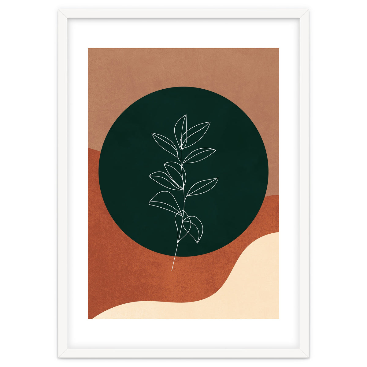 Geometrical Minimalist Boho Abstract