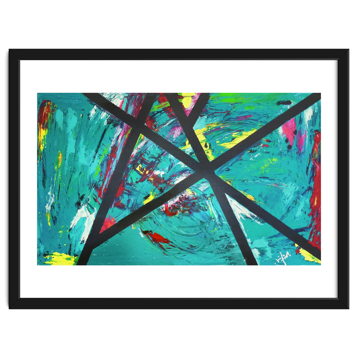 Struggle - Abstract On Canvas