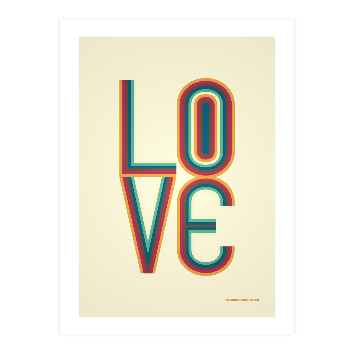 1970s Retro Love (Print Only)