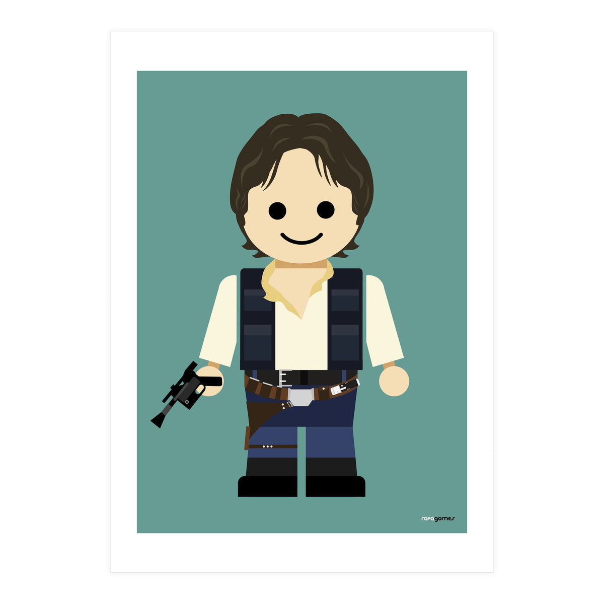 Hans Solo Toy (Print Only)