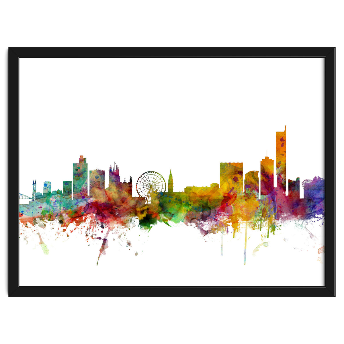 Manchester England Skyline