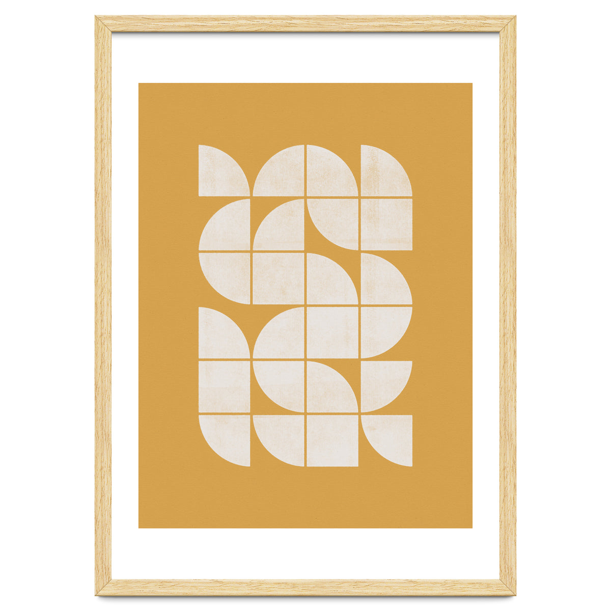 Mid-Century Modern No.26 - Woodblock Print