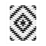Urban Tribal Pattern No.15 - Aztec - White Concrete (Print Only) thumbnail