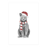 Xmas Cat (Print Only) thumbnail