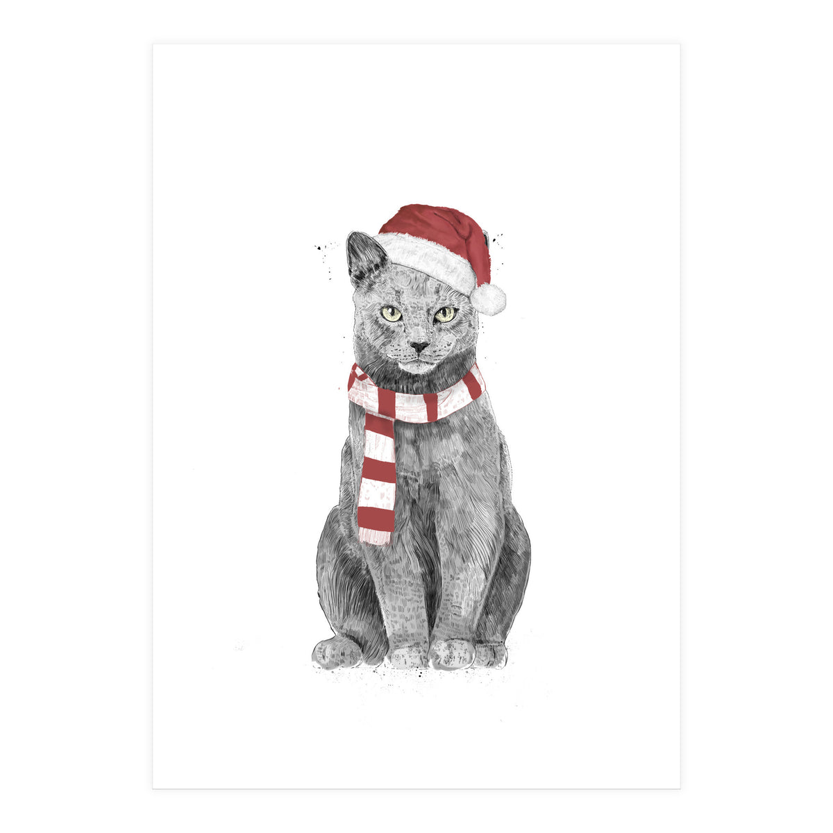 Xmas Cat (Print Only)