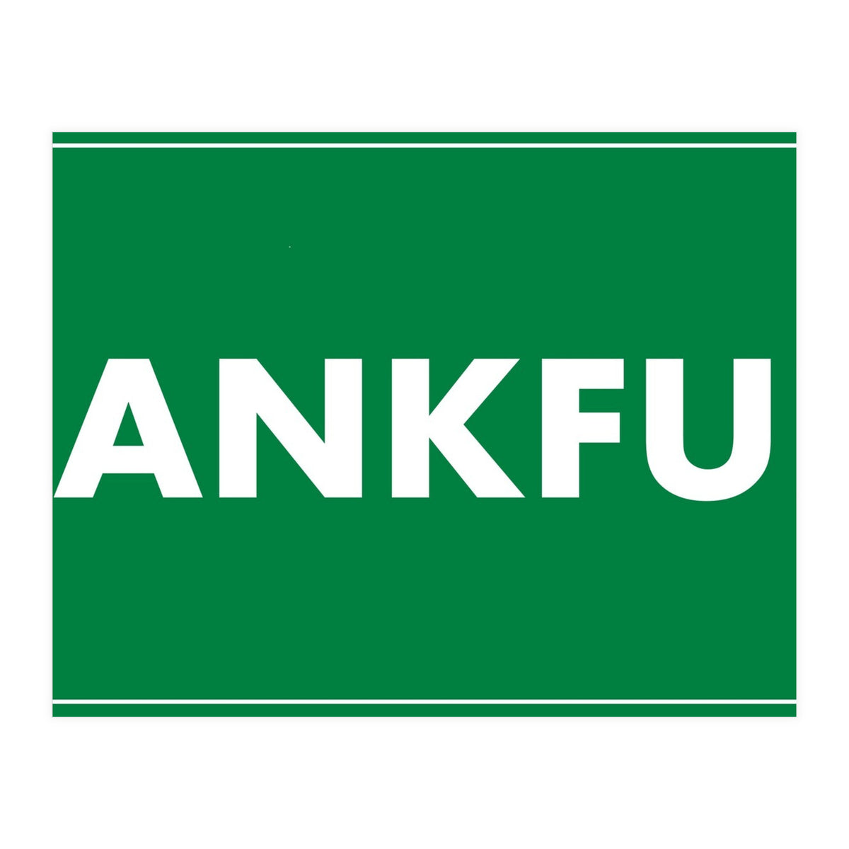 Let`s go to Frankfurt, Germany! Green road sign (Print Only)