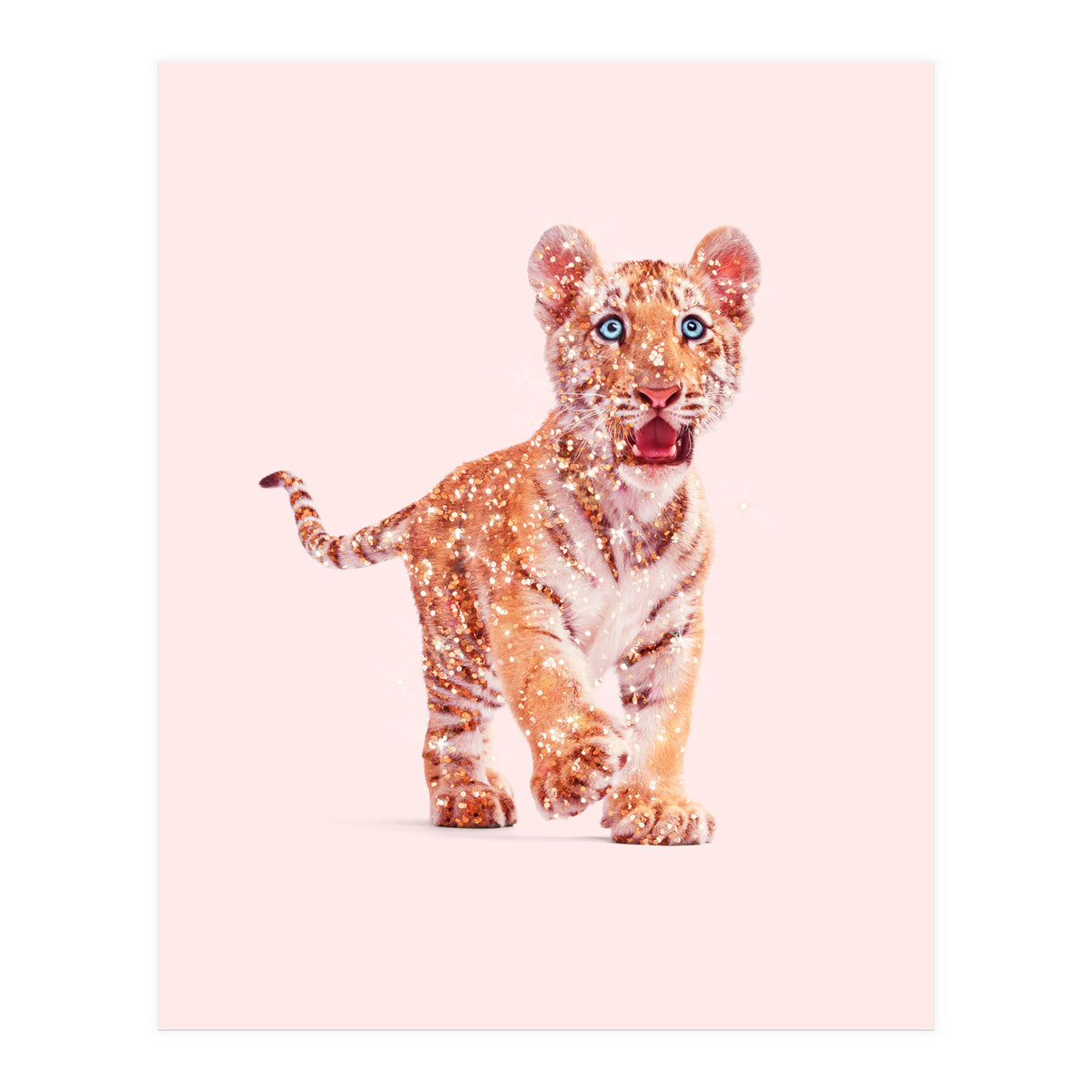 Glitter Tiger (Print Only)