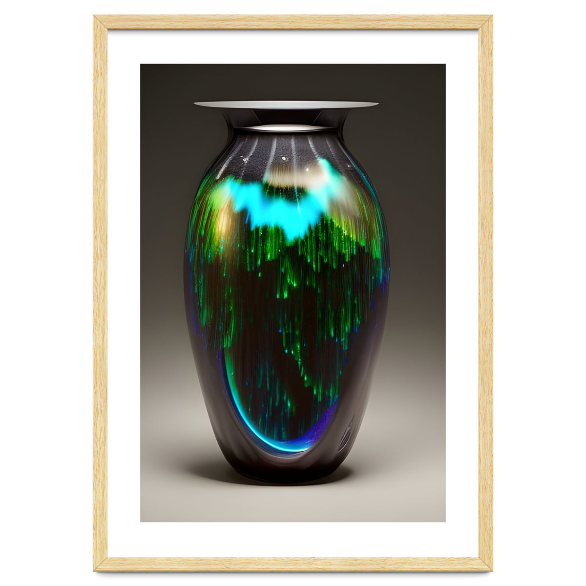 Antique Cosmic Vase Digital AI Art