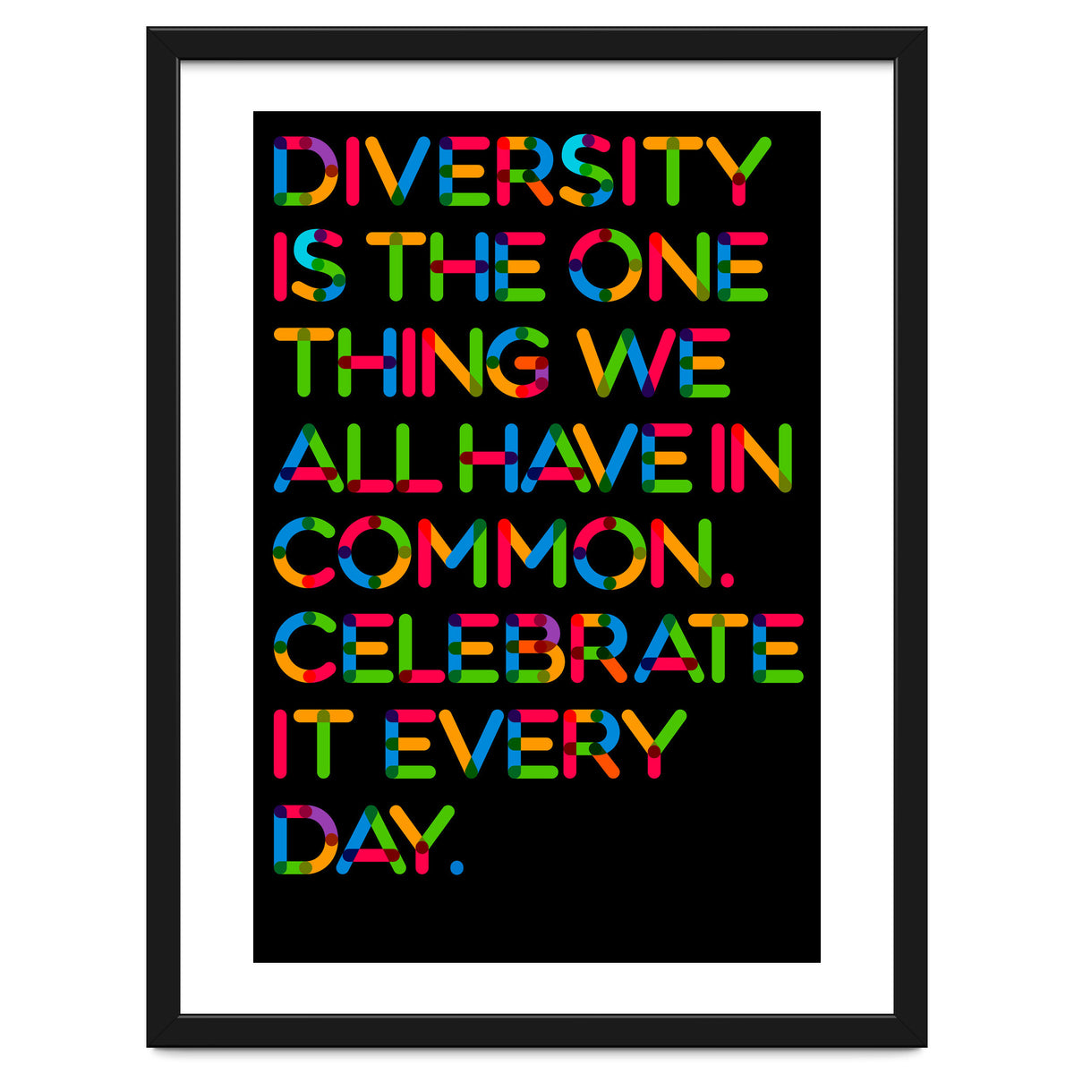 DIVERSITY (black Version)