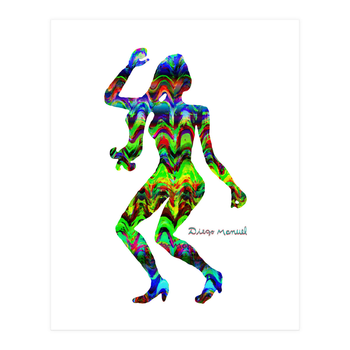 Dance Girl B 15  (Print Only)