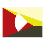 Geometric Shapes No. 13 - red, brown & yellow (Print Only) thumbnail