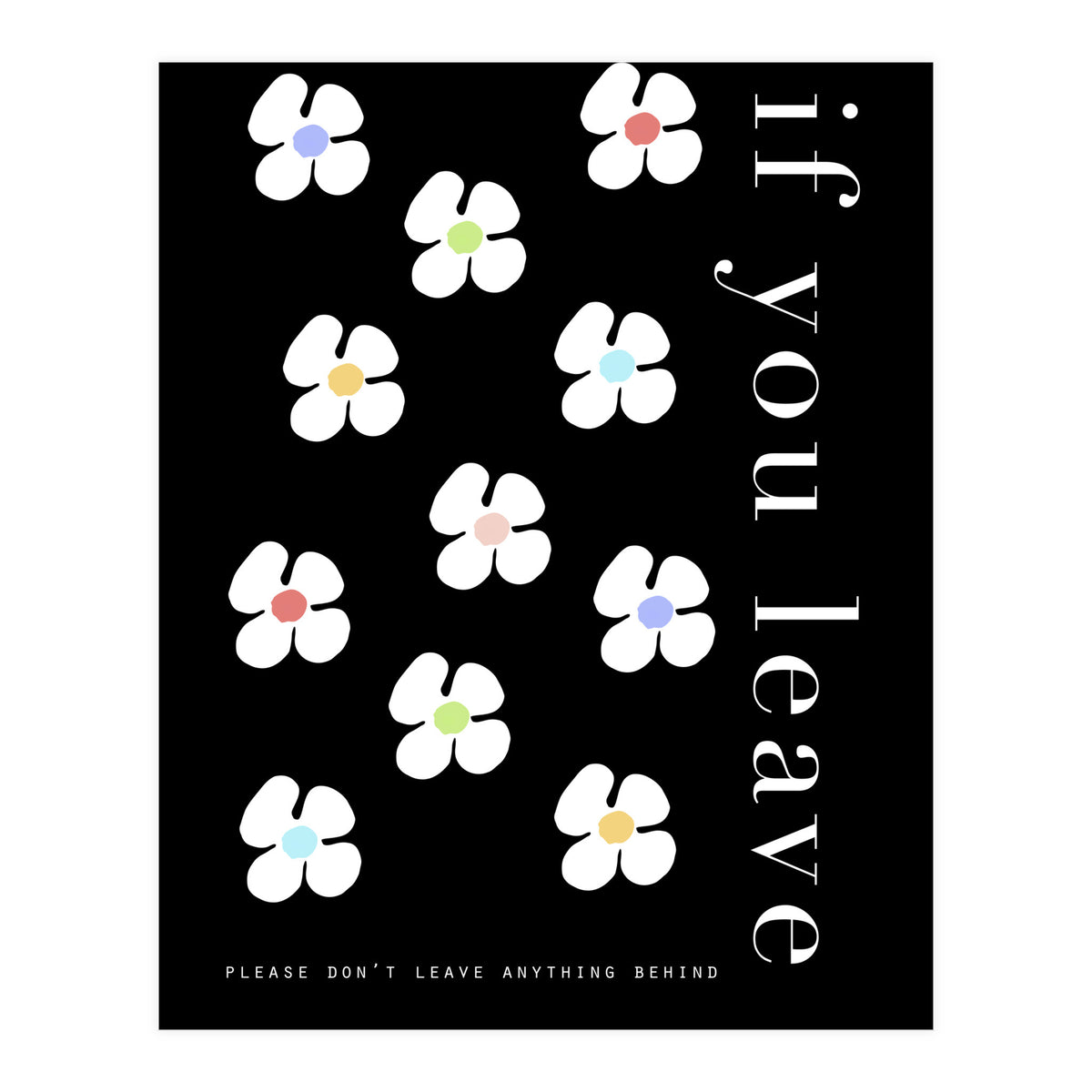 If you leave (Print Only)