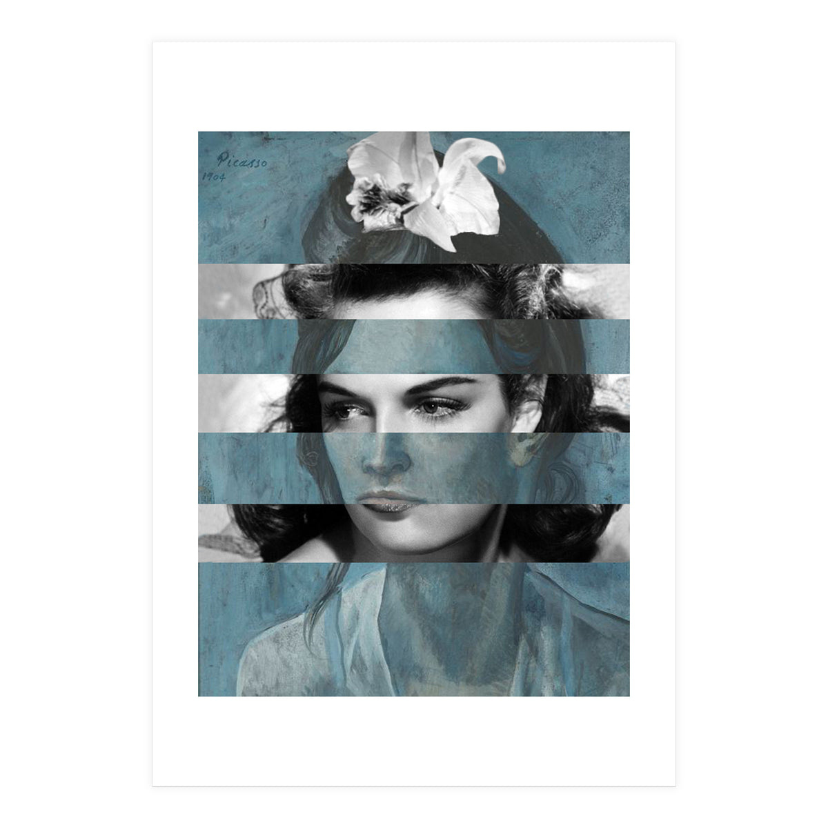 Picassos Woman With An Helmet (Print Only)